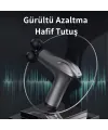 4 Başlıklı Şarjlı Masaj Tabancası Bel Sırt Boyun Bacak Kas Rahatlatıcı