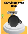 4 Cm Kilitli Mobilya Tekerleği Tekli Sessiz Ve Dayanıklı