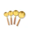 4lü Ahşap Saplı Ölçü Kaşığı
