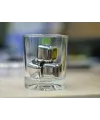 4lü Çelik Metal Kaplama Viski Taşı Soğutma Buz Küpü