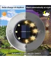 4lü Solar Panelli Kazıklı Bahçe Aydınlatması