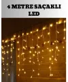 4 Metre Şelale Led Işık Perdesi Dekoratif