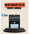 4 Modlu Solar Led Bahçe Ve Garaj Lambası