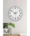 40 cm Beyaz Metal Standart Duvar Saati