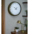 40 Cm Eskitme Metal 24 Saat Göstergeli Özel Tasarım Duvar Saati