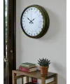 40 Cm Eskitme Metal 24 Saat Göstergeli Özel Tasarım Duvar Saati