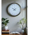 40 Cm Eskitme Metal 24 Saat Göstergeli Özel Tasarım Duvar Saati