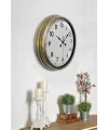 40 cm Eskitme Metal Standart Duvar Saati