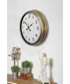 40 cm Eskitme Metal Standart Duvar Saati
