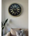 40 Cm Metal Antik Roma Eskitme Duvar Saati