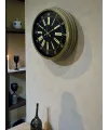 40 Cm Metal Antik Roma Eskitme Duvar Saati