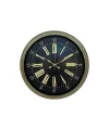 40 Cm Metal Antik Roma Eskitme Duvar Saati