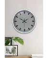 40 Cm Metal  Beyaz Modern Duvar Saati