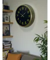 40 Cm Metal Eskitme Klasik Duvar Saati