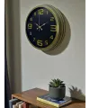 40 Cm Metal Eskitme Vintage Duvar Saati
