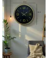 40 Cm Metal Eskitme Vintage Duvar Saati