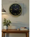 40 Cm Metal Eskitme Vintage Duvar Saati