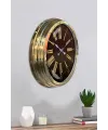 40 cm Metal Gold Roma Rakamlı Duvar Saati