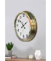 40 cm Metal Gold Standart Duvar Saati – Modern ve Dekoratif Tasarım