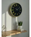 40 Cm Metal Vintage Roma Rakamlı Duvar Saati