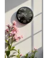 40 cm Siyah Metal Modern Duvar Saati