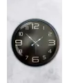 40 cm Siyah Metal Modern Duvar Saati