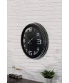 40 cm Siyah Metal Modern Duvar Saati
