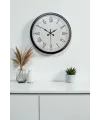 40 cm Siyah Metal Retro Duvar Saati
