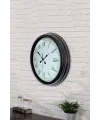 40 cm Siyah Metal Retro Duvar Saati