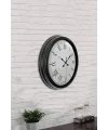 40 cm Siyah Metal Retro Duvar Saati