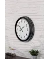 40 cm Siyah Metal Standart Duvar Saati