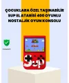 400 Oyunlu Taşınabilir Retro El Konsolu