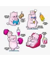 40312 PEMBE BLIND BOX PLASTIC MINI FIGURES