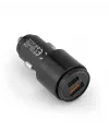 45W PD USB Oto Şarj Kafa Hızlı Şarj Çakmaklık Adaptörü, USBC ve USBA Çıkışlı, iPhone ve Android Uyumlu