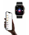 49mm Akıllı Saat Amoled Ekranlı Kadın Erkek Kol Saati Plastik Kordon