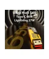 4in1 Type-c 65w To Usb-a + Type-c To Lightning 27w Hızlı Şarj Kablosu Siyah
