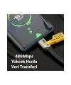4in1 Type-c 65w To Usb-a + Type-c To Lightning 27w Hızlı Şarj Kablosu Siyah