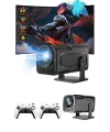 4k Android Smart Wi-fi Çift Kollu Projeksiyon Game Box Kumandalı Taşınabilir