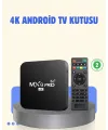 4k Android Tv Box – 2gb Ram 16gb Rom, Hızlı Wi-fi Bağlantılı Akıllı Medya Kutusu