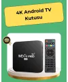 4k Ultra Hd Tv Box – 2gb Ram, 16gb Hafıza, Android Akıllı Medya Oynatıcı