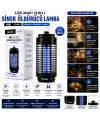 4w - Siyah Kokusuz Taşınabilir Led Mavi Işıklı Sinek Öldürücü S24 Pro