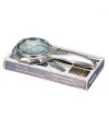 4x 6 Led Işık Aydınlatma 75mm Optik Lens El Büyüteç