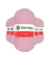 5 Adet Kristal Çift Katlı El Örgü Lif İpi Bebe Pembe K788