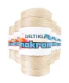 5 Adet Polyester Makrome İpi 230 Açık Bej 100 gr