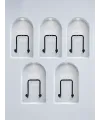 5 Adet Set İki Yapışkanlı Askı
