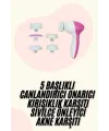 5 Başlıklı Titreşimli Cilt Temizleme Seti Canlandırıcı Ve Onarıcı