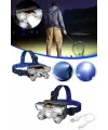 5 Led Far Şarj Edilebilir Güçlü Kafa Lambası Kamp Lambası 4 Modlu