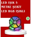 5 Metre Kumandalı Rgb Şerit Led Aydınlatma