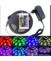 5 Metre Rgb Şerit Led Setiiç ve Dış Mekan Silikonlutak Çalıştır