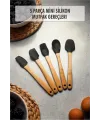 5 Parça Bambu Saplı Mini Supatula Seti